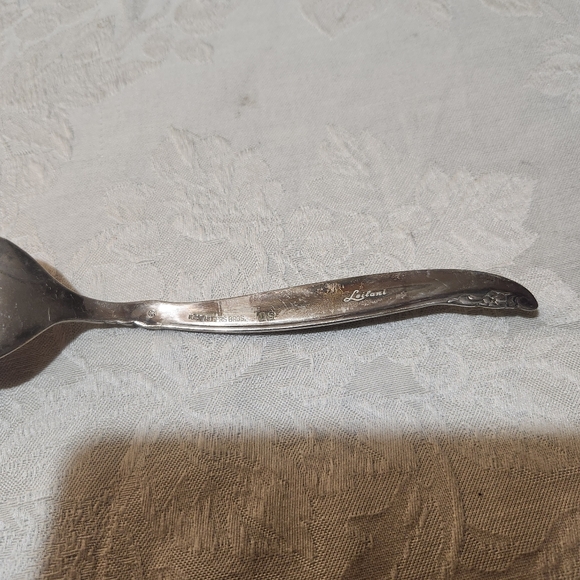Leilani Silver Meat Server or Salad Serving Fork Vintage Serving Utensil - Picture 3 of 6